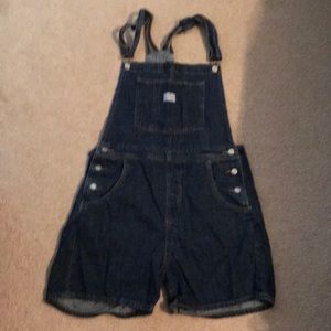 Denim shortalls
